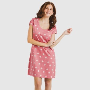 Blusón algodón Nicole marsala