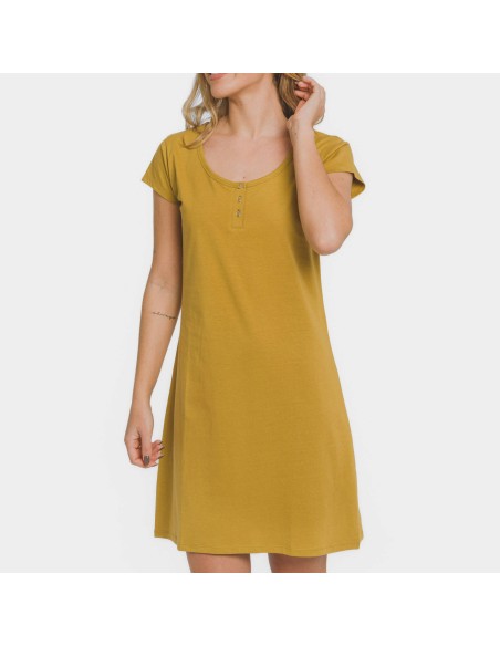 Blusón algodón liso