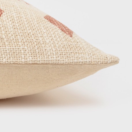 Cojín cuadrante algodón Fauno 45x45 - funda + relleno