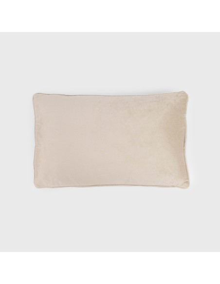 Cojín rectangular 30x50 New terciopelo liso - funda + relleno