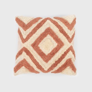 Cojín cuadrante algodón Basel 45x45 - funda + relleno