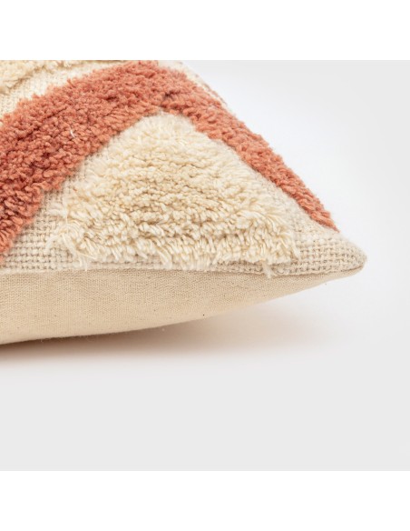 Cojín cuadrante algodón Basel 45x45 - funda + relleno