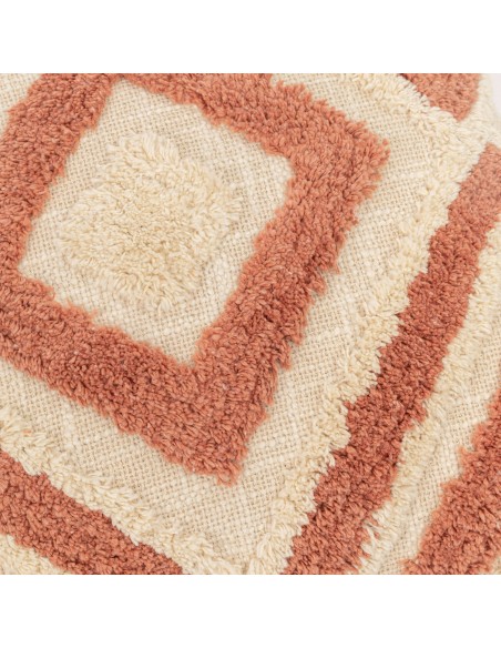 Cojín cuadrante algodón Basel 45x45 - funda + relleno