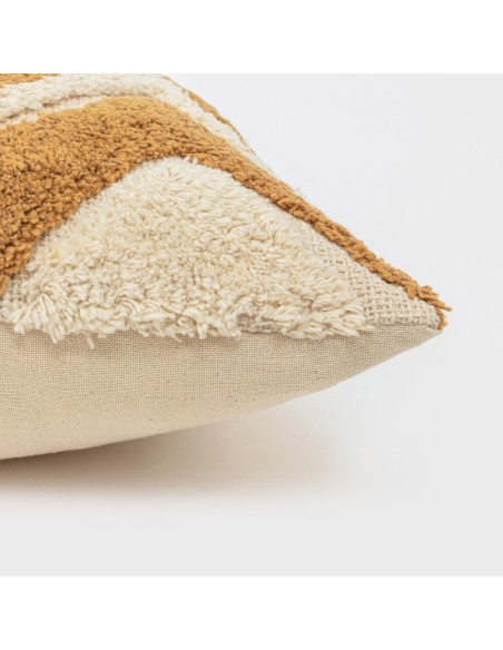 Cojín cuadrante algodón Basel 45x45 - funda + relleno