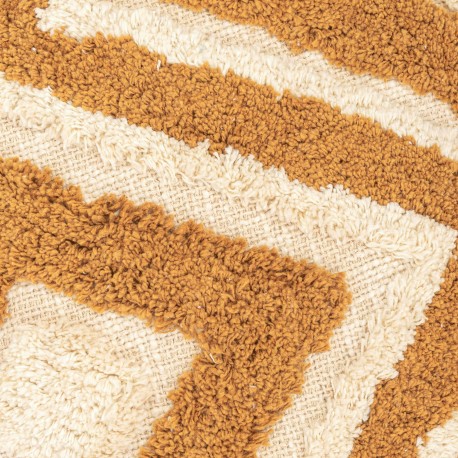 Cojín cuadrante algodón Basel 45x45 - funda + relleno