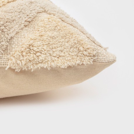 Cojín cuadrante algodón Basel 45x45 - funda + relleno