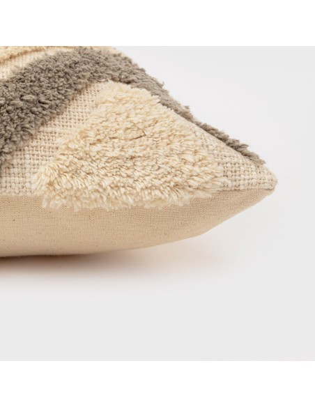 Cojín cuadrante algodón Basel 45x45 - funda + relleno