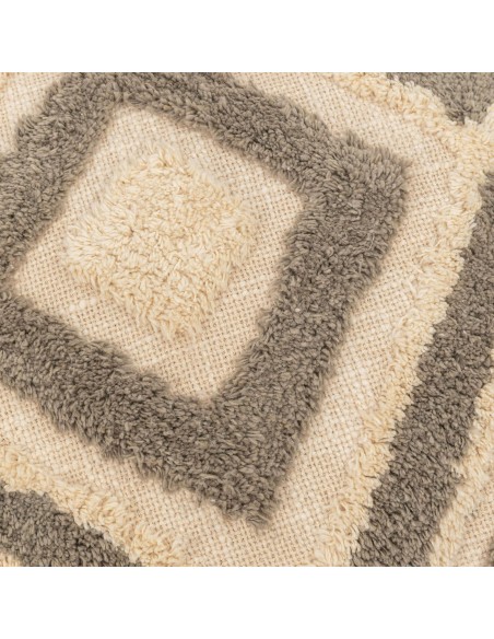 Cojín cuadrante algodón Basel 45x45 - funda + relleno