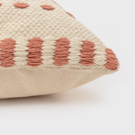 Cojín rectangular algodón Leito 30x50 - funda + relleno