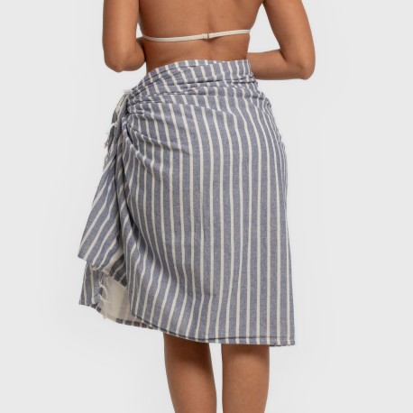 Pack Toalla Pareo + Bolso Raya algodón