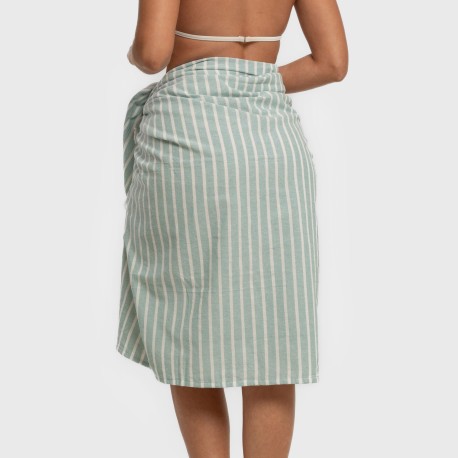 Pack Toalla Pareo + Bolso Raya algodón