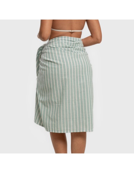 Pack Toalla Pareo + Bolso Raya algodón