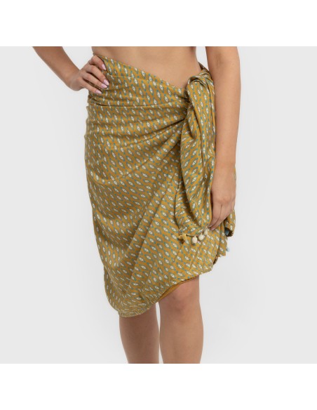 Pack Toalla Pareo + Bolso Sisena ocre