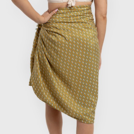 Pack Toalla Pareo + Bolso Sisena ocre