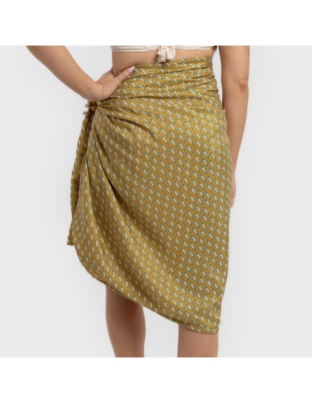 Pack Toalla Pareo + Bolso Sisena ocre