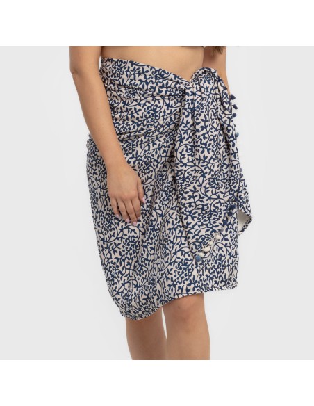 Pack Toalla Pareo + Bolso Aladero azul