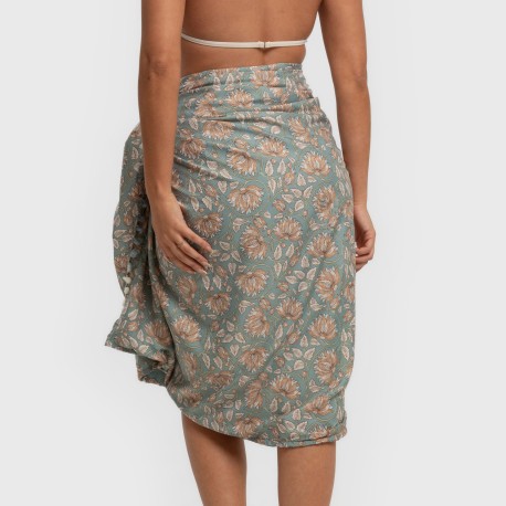 Pack Toalla Pareo + Bolso Venus agua marina