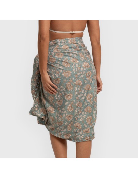 Pack Toalla Pareo + Bolso Venus agua marina