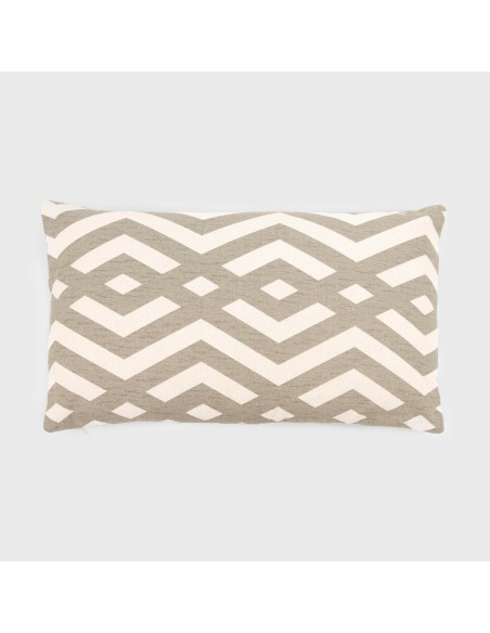 Cojín rectangular antimanchas 30x50  Nela liso - funda + relleno