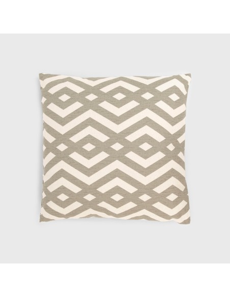 Cojín cuadrante antimanchas Nela liso 50x50 - funda + relleno