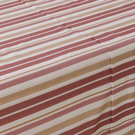 Juego de sábanas Raya Calendula rosa