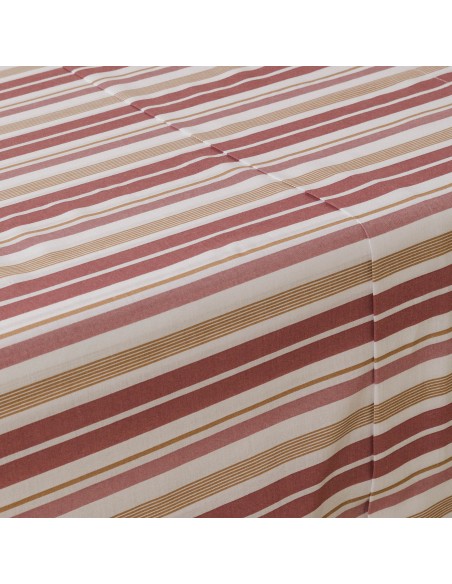 Juego de sábanas Raya Calendula rosa