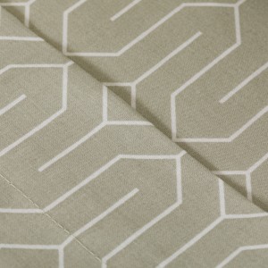 Juego de sábanas algodón percal Yolanda verde 2