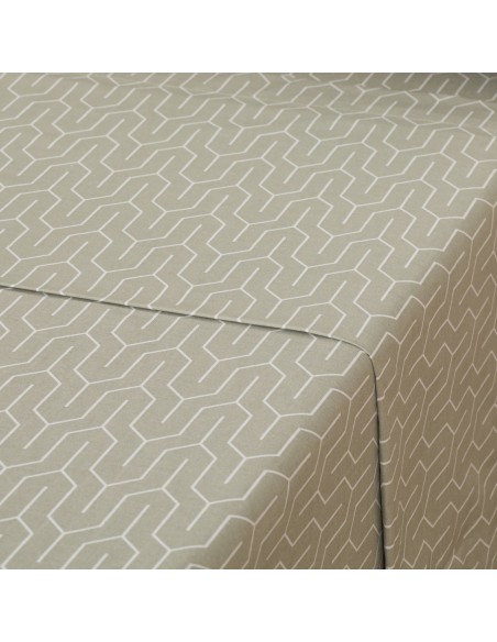 Juego de sábanas algodón percal Yolanda verde