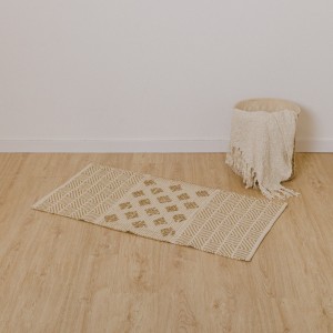 Alfombra algodón jute Vicenzo natural