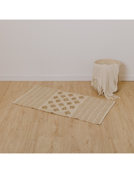 Alfombra algodón jute Vicenzo natural