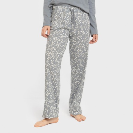 Pijama largo algodón Lauri indigo