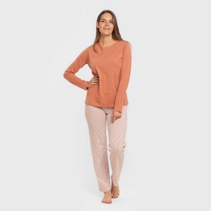 Pijama largo algodón Raya Mozarabe caldera 2