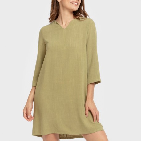 Camisola lino mujer lisa