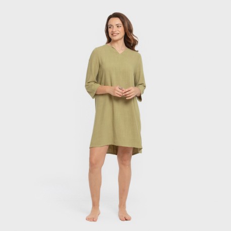 Camisola lino mujer lisa