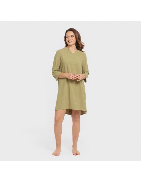 Camisola lino mujer lisa