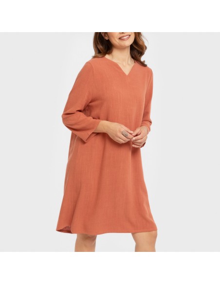 Camisola lino mujer lisa