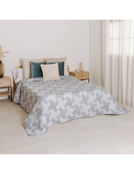 Colcha bouti Criselde verde seco