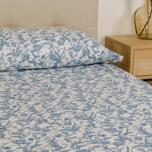 Juego de sábanas algodón Nala indigo