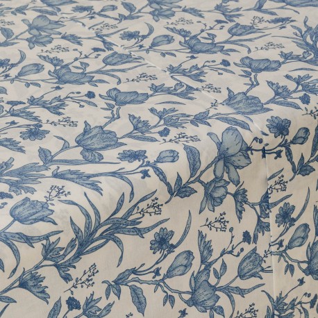 Juego de sábanas algodón Nala indigo