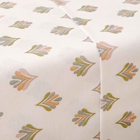 Juego de sábanas algodón Alhambra verde