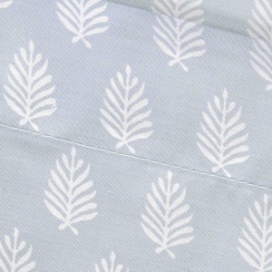 Juego de sábanas algodón percal Soma agua marina 2