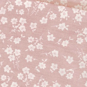 Juego de sábanas algodón percal Oniris malva 2