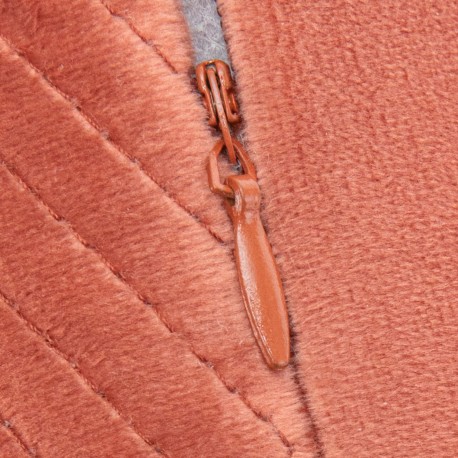 Cojín cuadrante New Hungria terciopelo liso 50x50 - funda + relleno