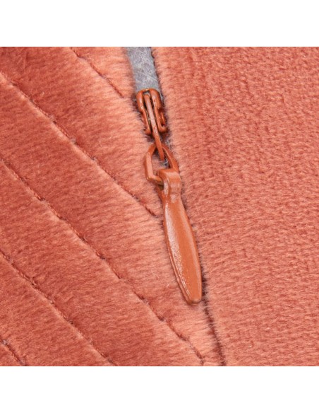 Cojín cuadrante New Hungria terciopelo liso 50x50 - funda + relleno