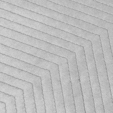 Cojín cuadrante New Hungria terciopelo liso 50x50 - funda + relleno