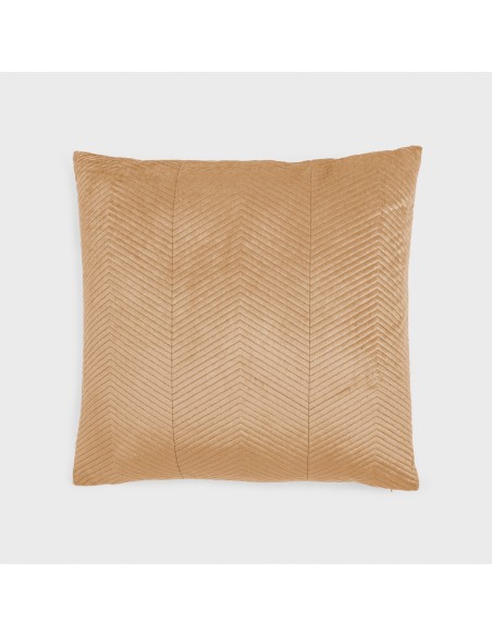 Cojín cuadrante New Hungria terciopelo liso 50x50 - funda + relleno