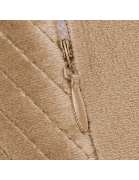 Cojín cuadrante New Hungria terciopelo liso 50x50 - funda + relleno