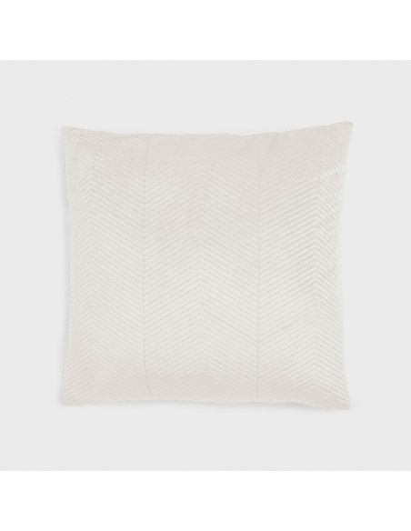 Cojín cuadrante New Hungria terciopelo liso 50x50 - funda + relleno