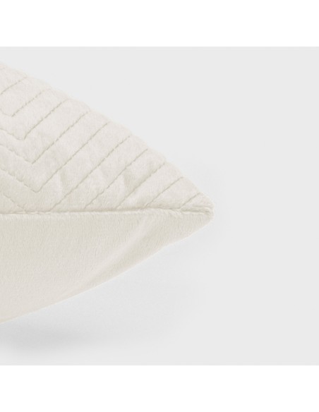 Cojín cuadrante New Hungria terciopelo liso 50x50 - funda + relleno