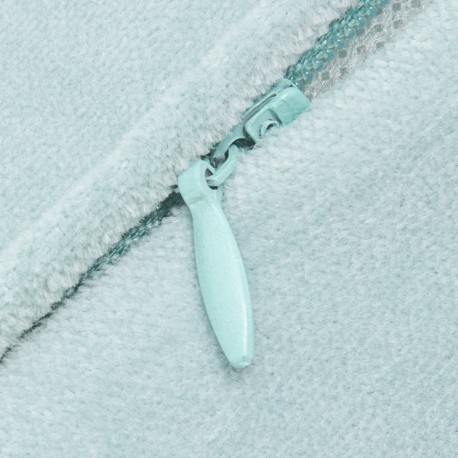 Cojín cuadrante terciopelo algodón liso - funda + relleno